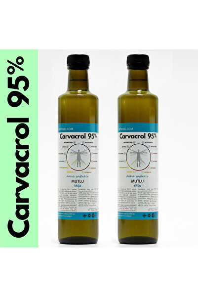 IC Bitkisel 2 Adet Carvacrol 95 500 ml Cam Şişe Karvakrol