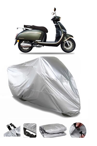 Breen ماركة دراجة نارية مقاومة للماء باللون الرمادي متوافقة مع Yuki Mojito 50