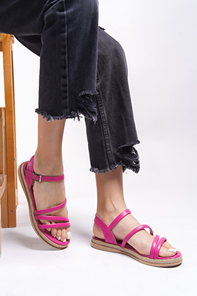 Riccon Women's Sandals0012101 Fuchsia Skin