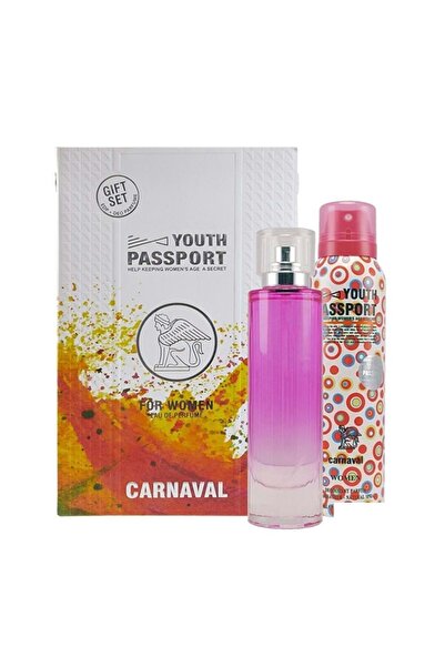 Youth Passport Carnaval Edp 75 ml Kadın Parfümü Deodorant 150 ml Set