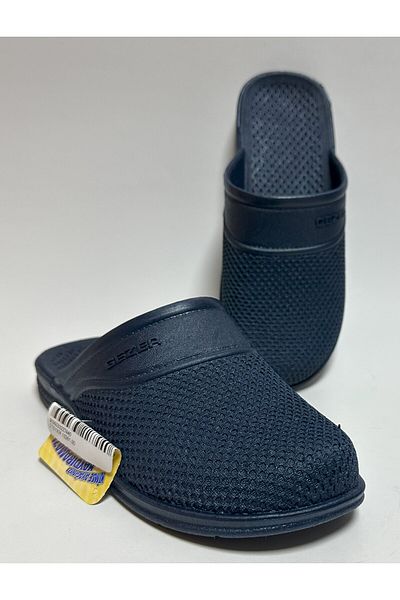 GEZER Navy Blue Gezer Brand Αντιολισθητικό Πλαστικό Κλειστό Μπροστινό Μπάνιο, νιπτήρας, μπαλκόνι, βεράντα, παντόφλες κήπου