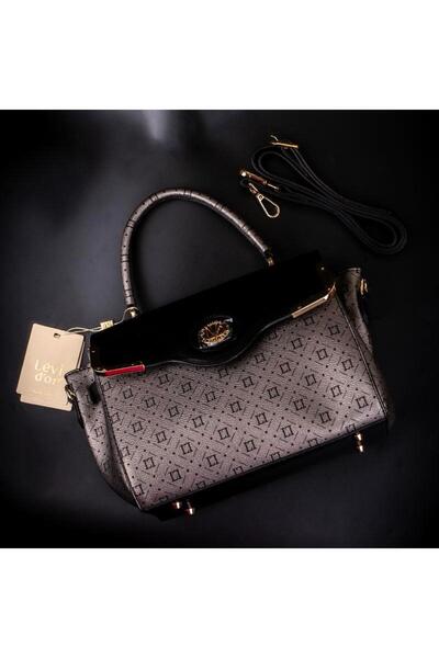 Levidor Platin Monogram Kadın El Çantası
