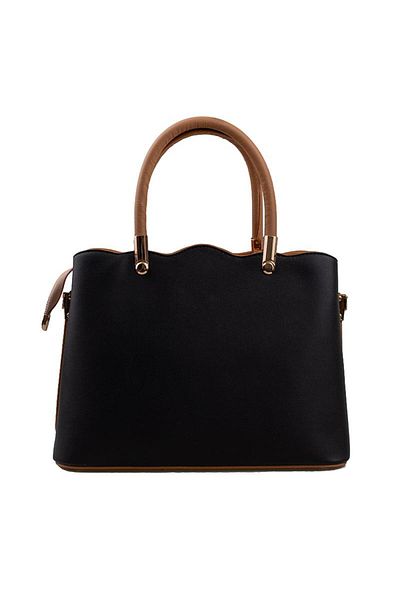 Levidor Black Flat Classic Women's Handbag