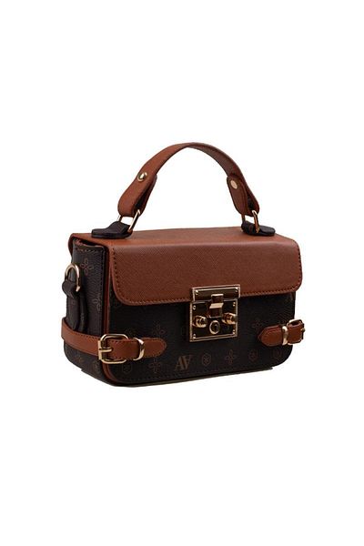 Armine Brown Printed Women's Classic Handbag