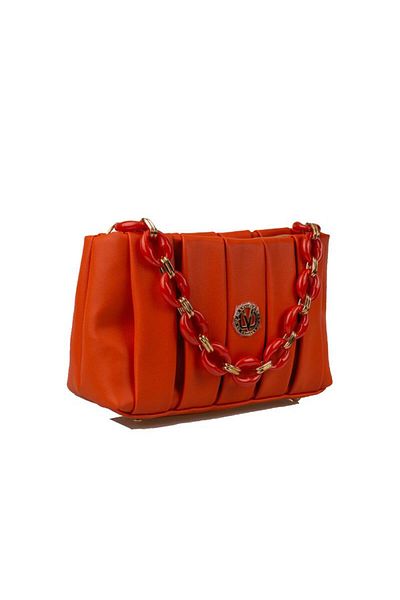 Levidor Orange Drawstring Women's Arm Bag