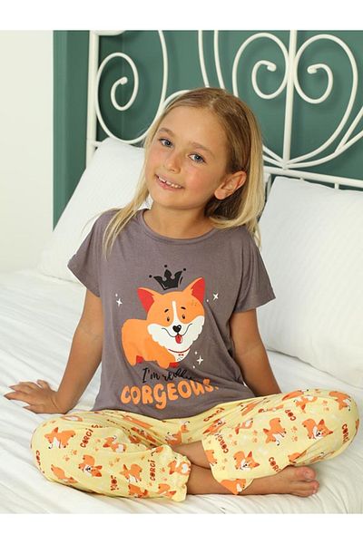 CLQTH Girl's Soft Cotton Single Jersey Combed Cotton Set