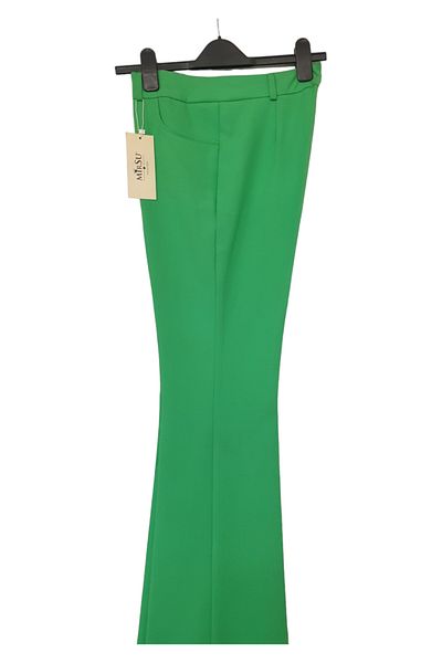 GGMM Flared Leg Fabric Trousers