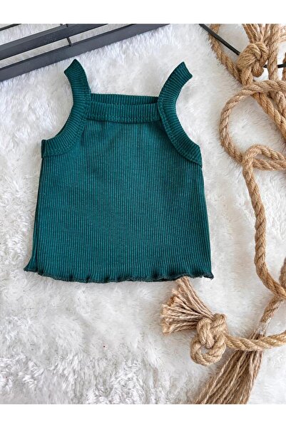 BAHNUR YESiL BABY KIDS RiBANA CROP TOP