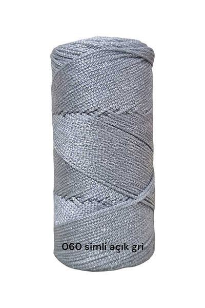 erdoğan hobi Glitter Macrame Thread 200gr Crystal Macrame Thread Bag Thread Knitting Thread Runner Knitting Thread No3 -1mm Macrame Thread