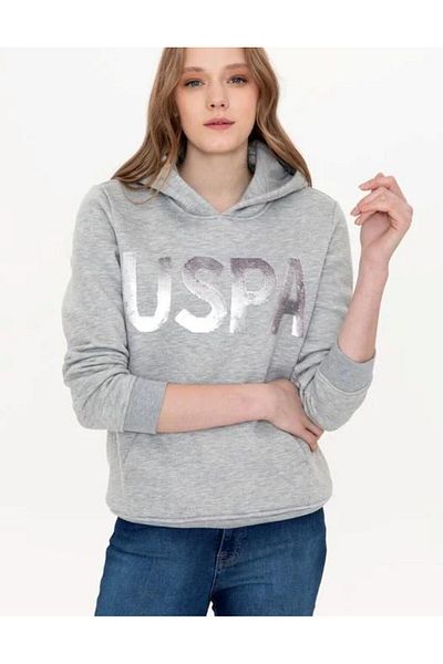 U.S. Polo Assn. Дамски суитшърт с качулка