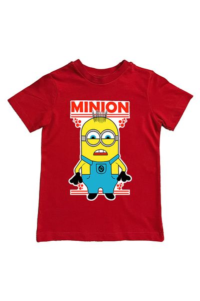Minions Children's Summer T-Shirt - Printed, Cotton Combed