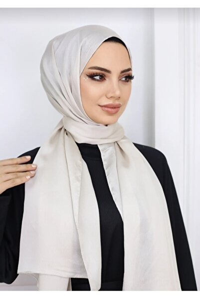 Trablus Яскравий атласний шарф з атласної тканини для вечірнього вбрання