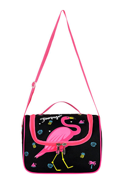 YOUOY Cutie de prânz termoizolată, impermeabilă, cu licență Black Flamingo