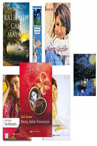 puslurotalar İclal Aydın 5 Kitap: Kalbimin Can Mayası + Hayat Güzeldir... (Ko...