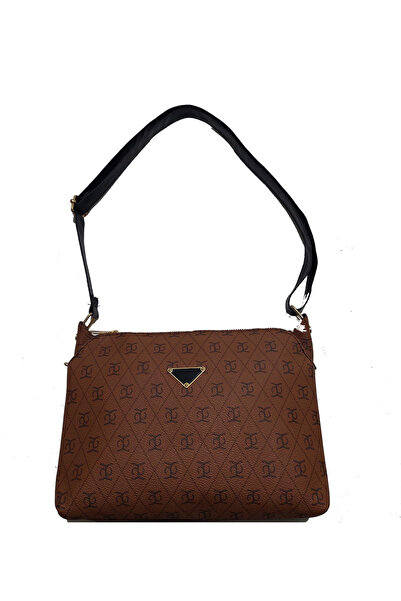 Newish Polo Γυναικεία τσάντα ώμου με σχέδια και λουράκια χιαστί, τριών θέσεων...