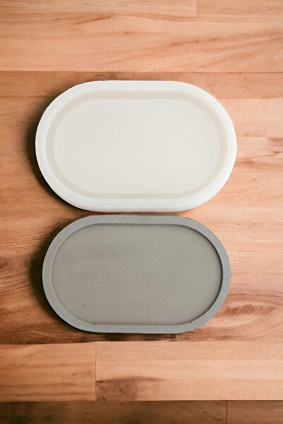 Milinza Dekoratif Tabak Kalıbı, Taş tozu, Beton Harcı, Alçı Döküm Kalıbı (1 A...