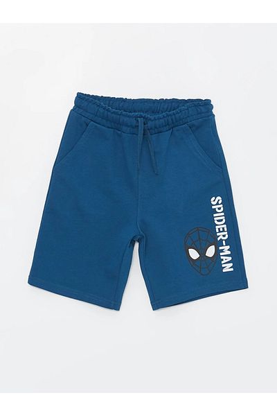 LC Waikiki LCW Kids Elastic Waist Spiderman Printed Boys' Shorts