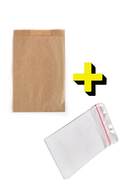 Dekals مجموعة من 2 كيس حناء للوجبات الخفيفة (50 قطعة) + كيس ورقي لشومي عالي ا...