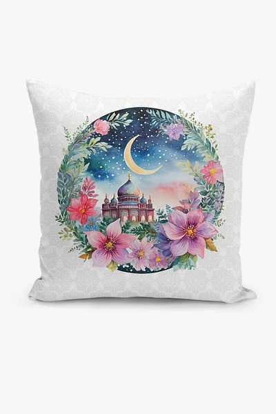 Filamente Husă de pernă cu model Ramadan, imprimată digitală pe două fețe - Ramadan