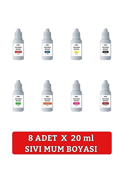 E.M.S AVM MUM BOYASI SIVI MUM BOYASI 8 ADET X 20 ML.