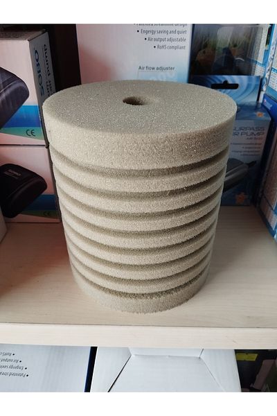 Meç MEÇ Pipe Filter Sponge (Pipe 15) (13x20h) [Grey]
