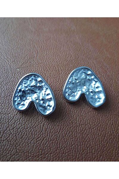 İMREN AKSESUAR Free Nickel Metal Knob - 2.5 cm Sling Plated, 6 Hearts