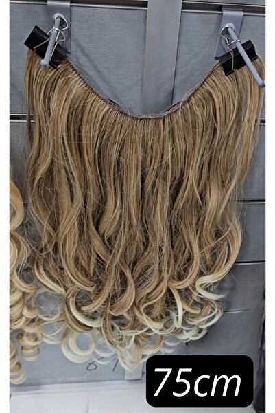 CESLİFE Păr ondulat, cu efect de balayage, în culoarea auburn deschisă, în cu...