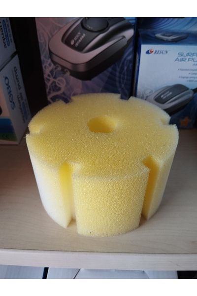 Meç Pipe Filter Sponge (11x6h) [Yellow]