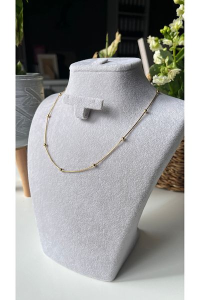 Clara Stainless Steel Dorica Necklace Gold