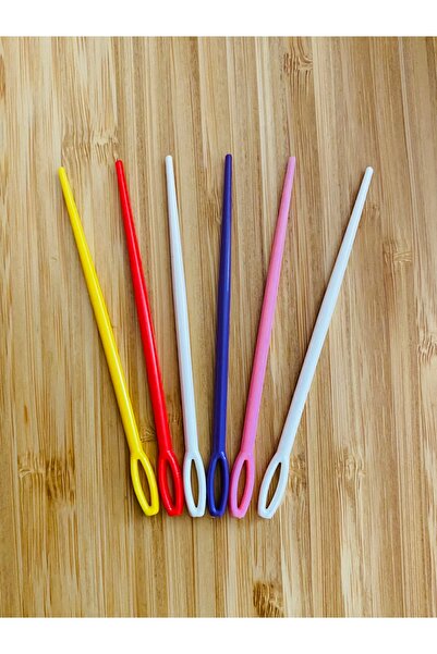 Öztürk إبرة خياطة من الصوف البلاستيكي 9 سم6 عبواتالبديل:5