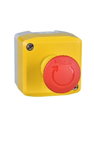 Schneider Electric Xalk178f Sarı Istasyon - 1 Kırmz Mantar Başlık Basm Düğ Ø4...
