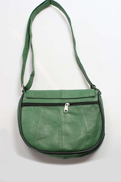 ÖZGÜRÜM Genuine Leather Green Women's Handbag 969ca457