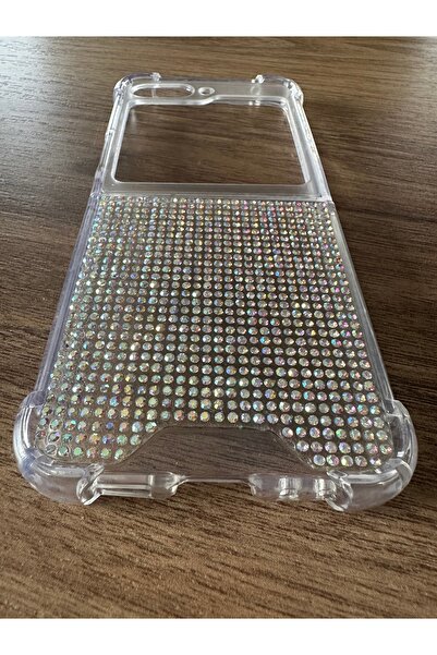 Case collection Samsung Galaxy Flip 5 diamond taşlı kapak korumalı