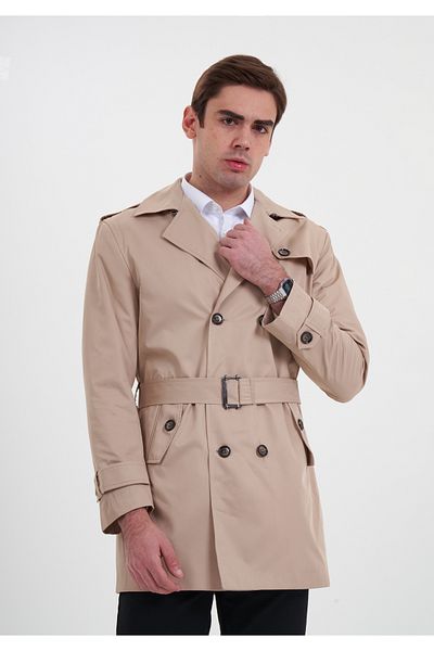 UFK MODA SLIMFIT TRENCH COAT