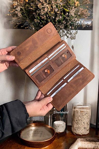 Dodo4men Crazy Genuine Leather Phone Wallet
