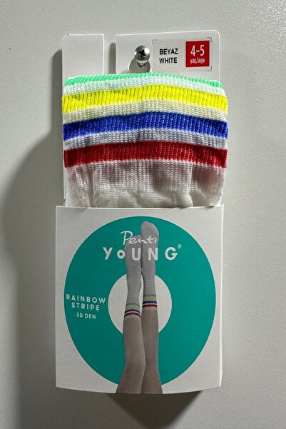 Penti Pretty Rainbow Striped 30 Denier Pantyhose
