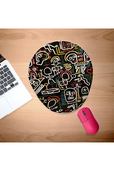 UcuruStore Γραμμικό Οβάλ Μαξιλαράκι Ποντικιού με Στήριγμα Καρπού για Ανακούφι...