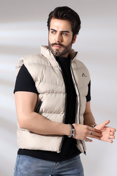Talsmoda ΑΝΔΡΙΚΟ ΑΘΛΗΤΙΚΟ ΓΙΛΕΚΟ TALS FASHION ΚΡΕΜ ΧΡΩΜΑ