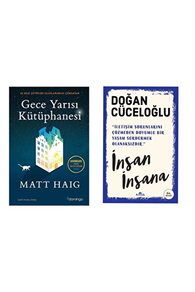 Domingo Yayınevi Gece Yarısı Kütüphanesi Matt Haig - İnsan İnsana - Doğan cüc...