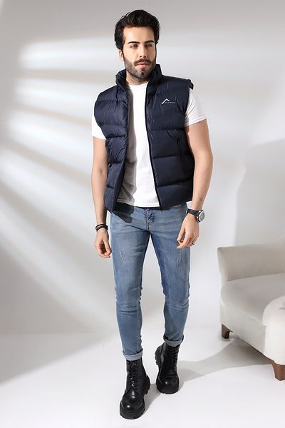 Talsmoda МЪЖКИ СПОРТЕН ЕЛЕК TALS FASHION ТЪМНО СИН ЦВЯТ