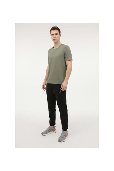 lumberjack Ανδρικό κοντομάνικο μπλουζάκι LumberjackMb Modal Sb203 3fx - KHAKI - M - ST07213-KHAKI-M