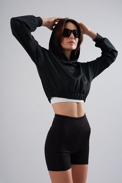 Stage Activewear Mesh Detailed Sweatshirt