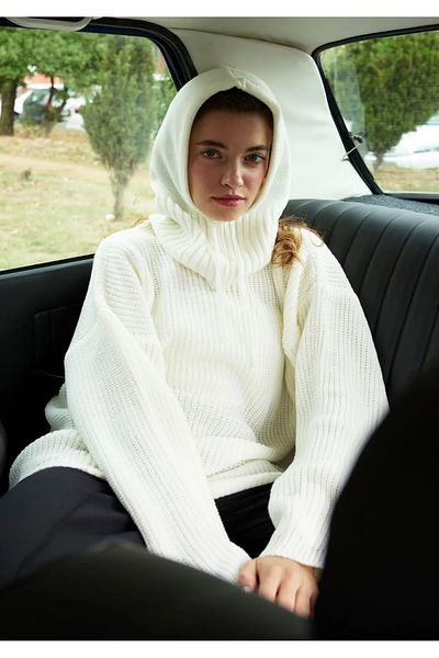 laviyonsa Balaclava cu snur de tricotaje