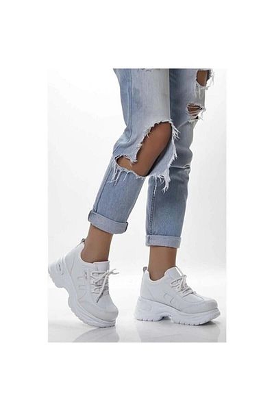 M.P. M.P 305 White Original Product Thick Sole Women's Walking Shoes
