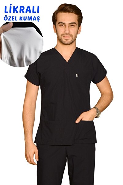 Liya Erkek Likralı  Doktor Hemşire Forması