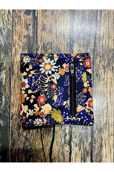 Street Bag Ethnic Authentic Bohemian Design Wallet with Elastic Coin Compartment