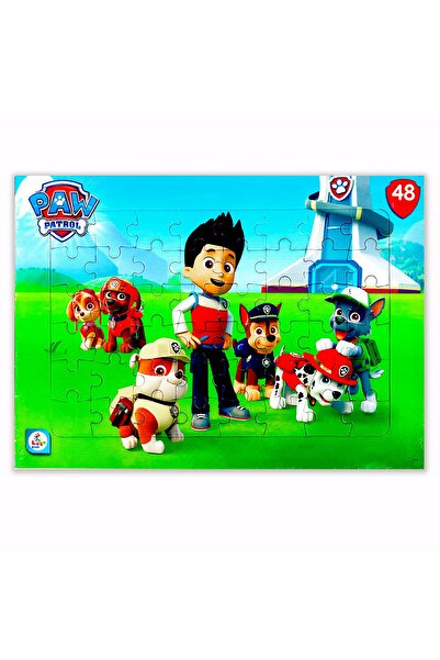 Kesman Kitap Paw Patrol Ryder ve Arkadaşları 2 li Puzzle Yapboz Set (24+48parça)