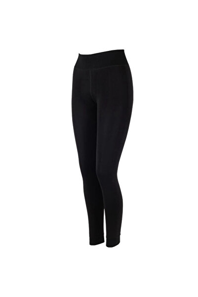 Bolero İçi Polarlı Kadın Siyah Termal Tayt