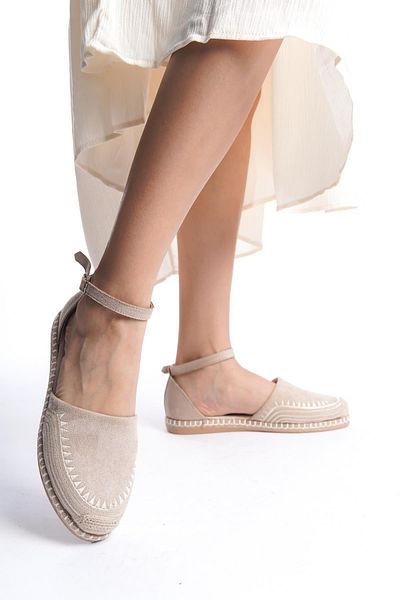 HVZ Exclusive Espadrille Brodate Femei Paie Talpa Etnica