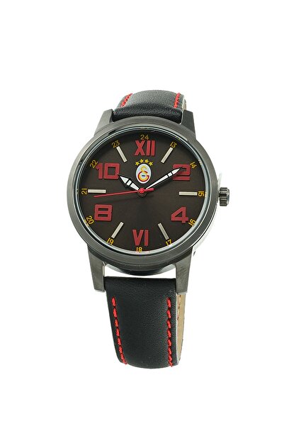 Galatasaray Orijinal Deri Kordonlu Kadın Kol Saati Hediyelik Ahşap Kutulu